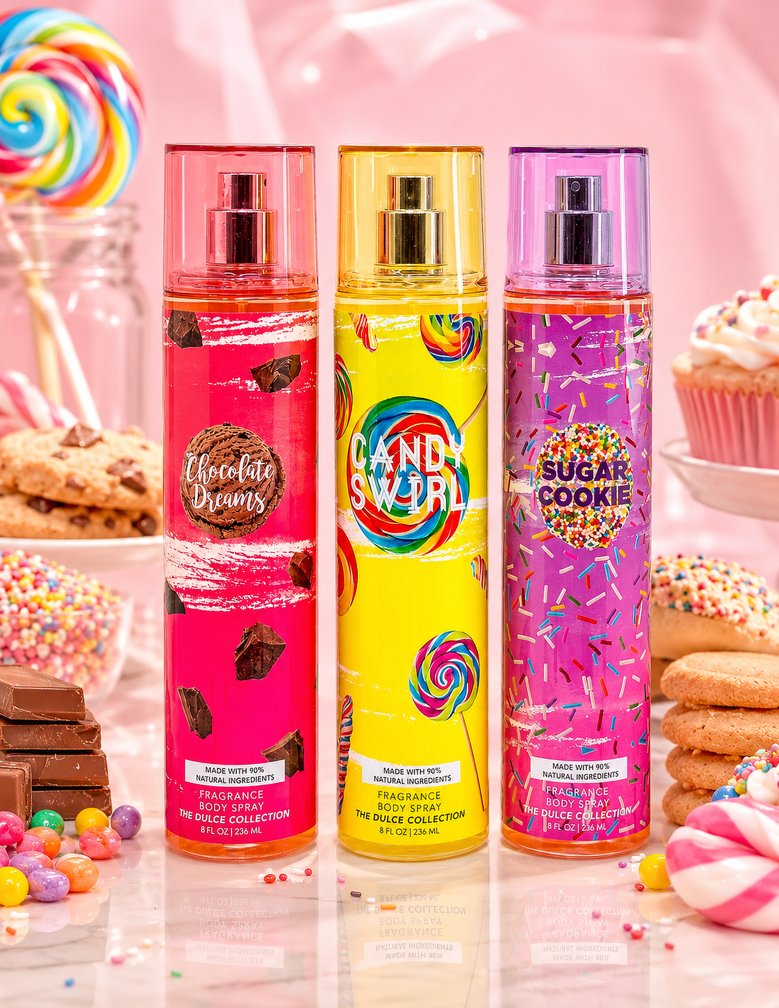 The Dulce Collection 3-Piece Wonderland Body Mist Set – So French