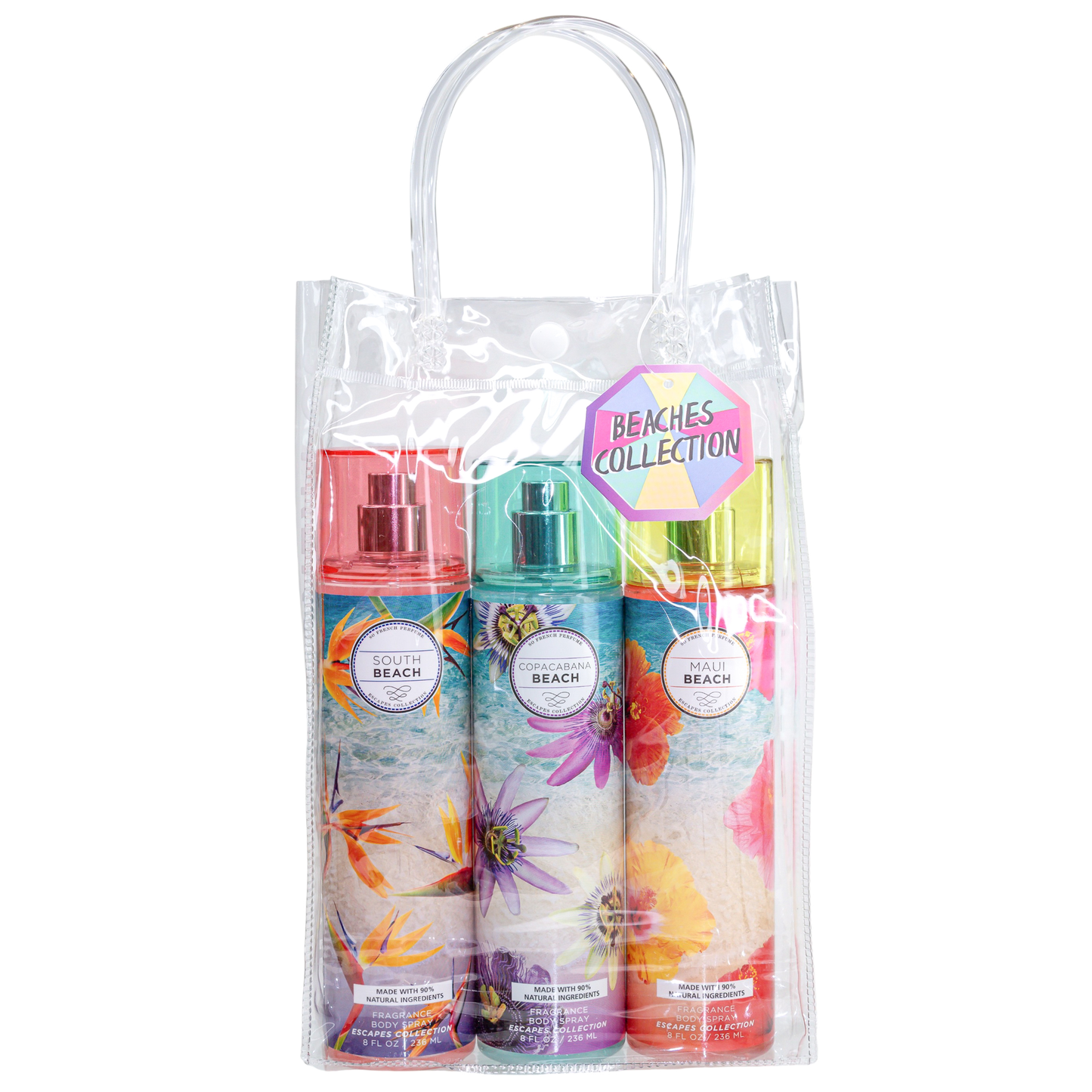 The Beaches Collection 3-Piece Let's Get Away Body Mist Set