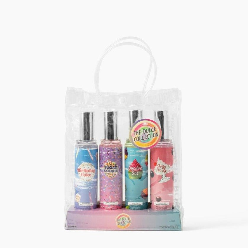 Dulce Sprinkles 4-Piece Body Mist Sampler Set