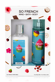 New Edition! Cupcake Bliss 2-Piece Body Mist and Body Lotion Set