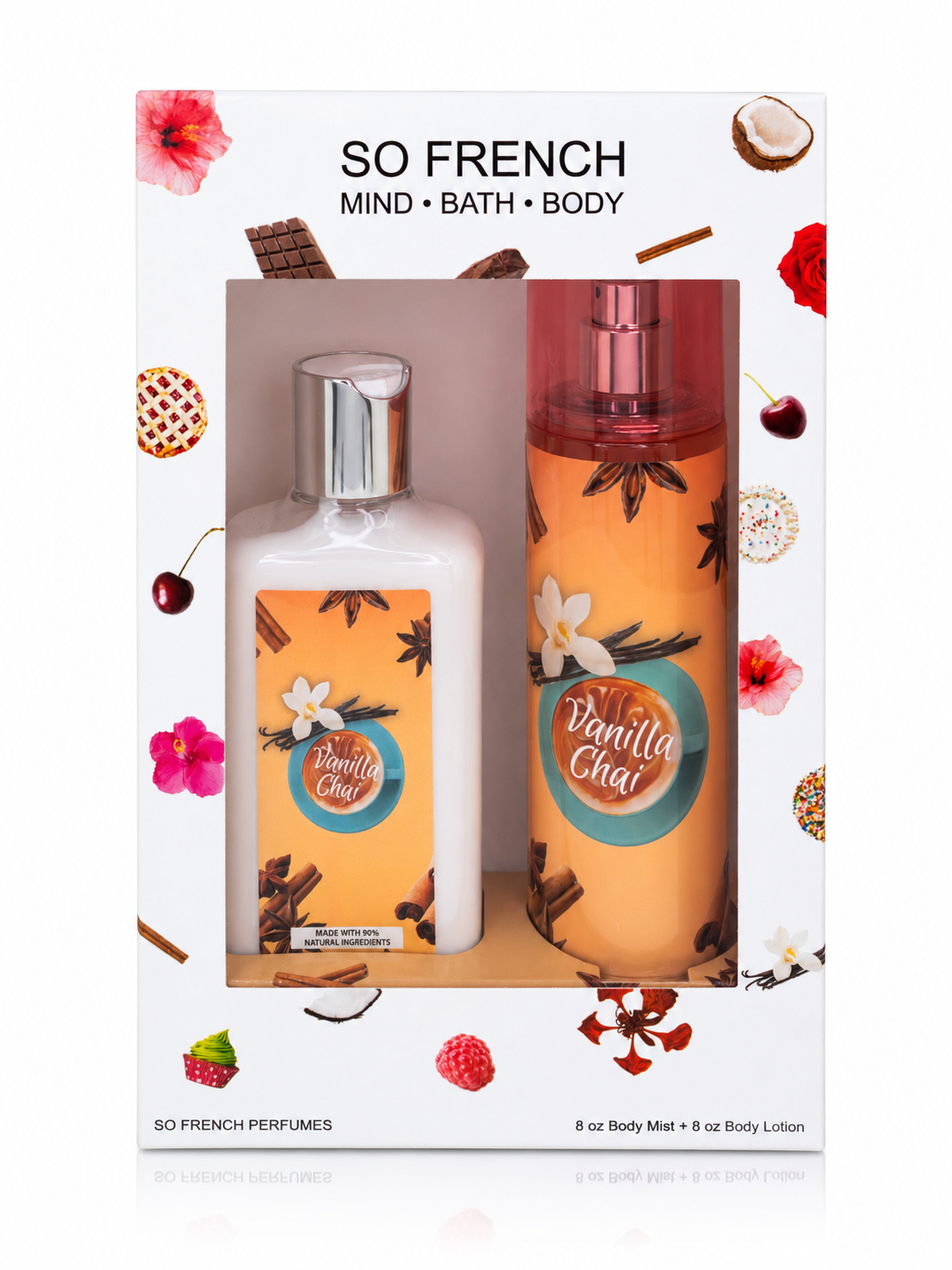 New Edition! Vanilla Chai 2-Piece Body Mist and Body Lotion Set