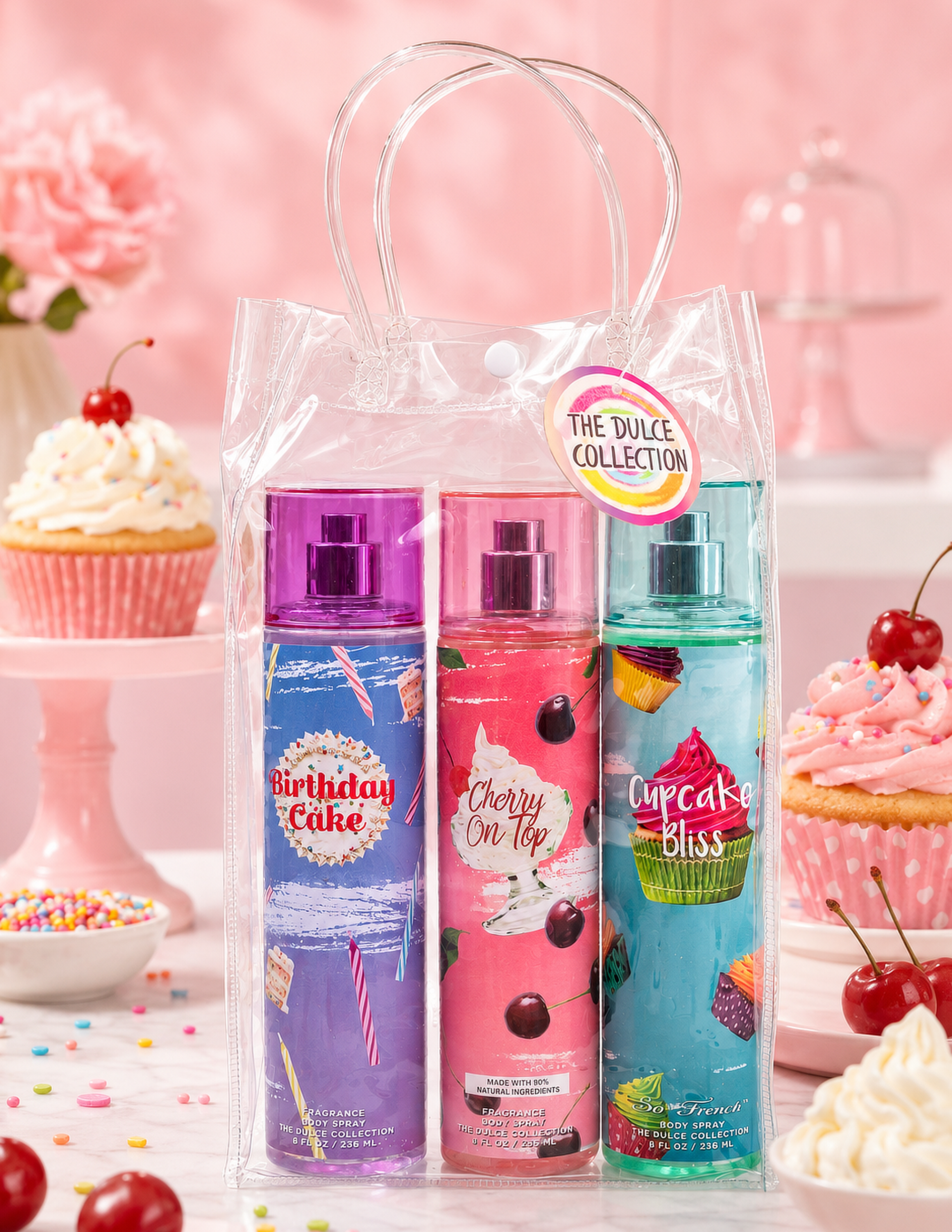 The Dulce Collection 3-Piece Patisserie Body Spray Set