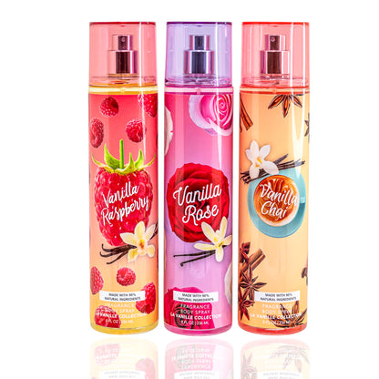 La Vanille 3-Piece Honey Honey Body Mist Set
