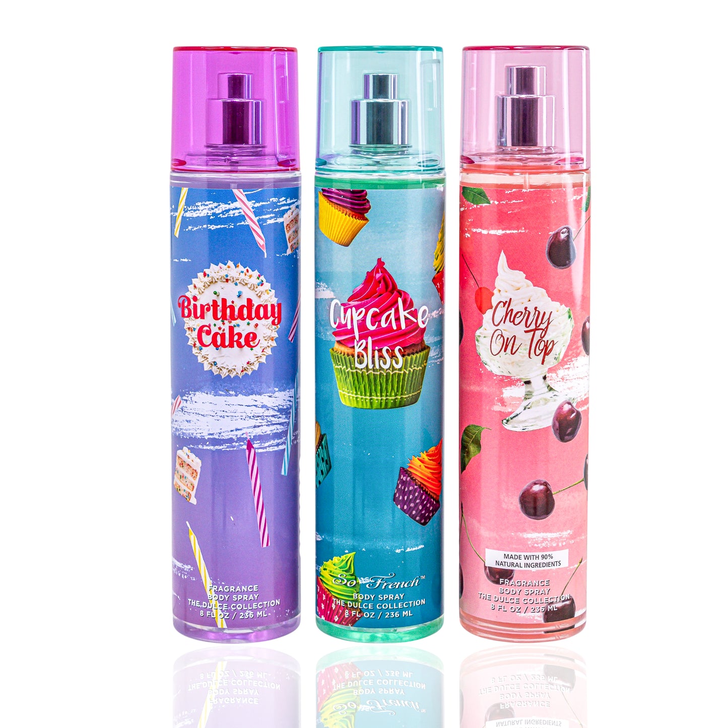 The Dulce Collection 3-Piece Patisserie Body Spray Set