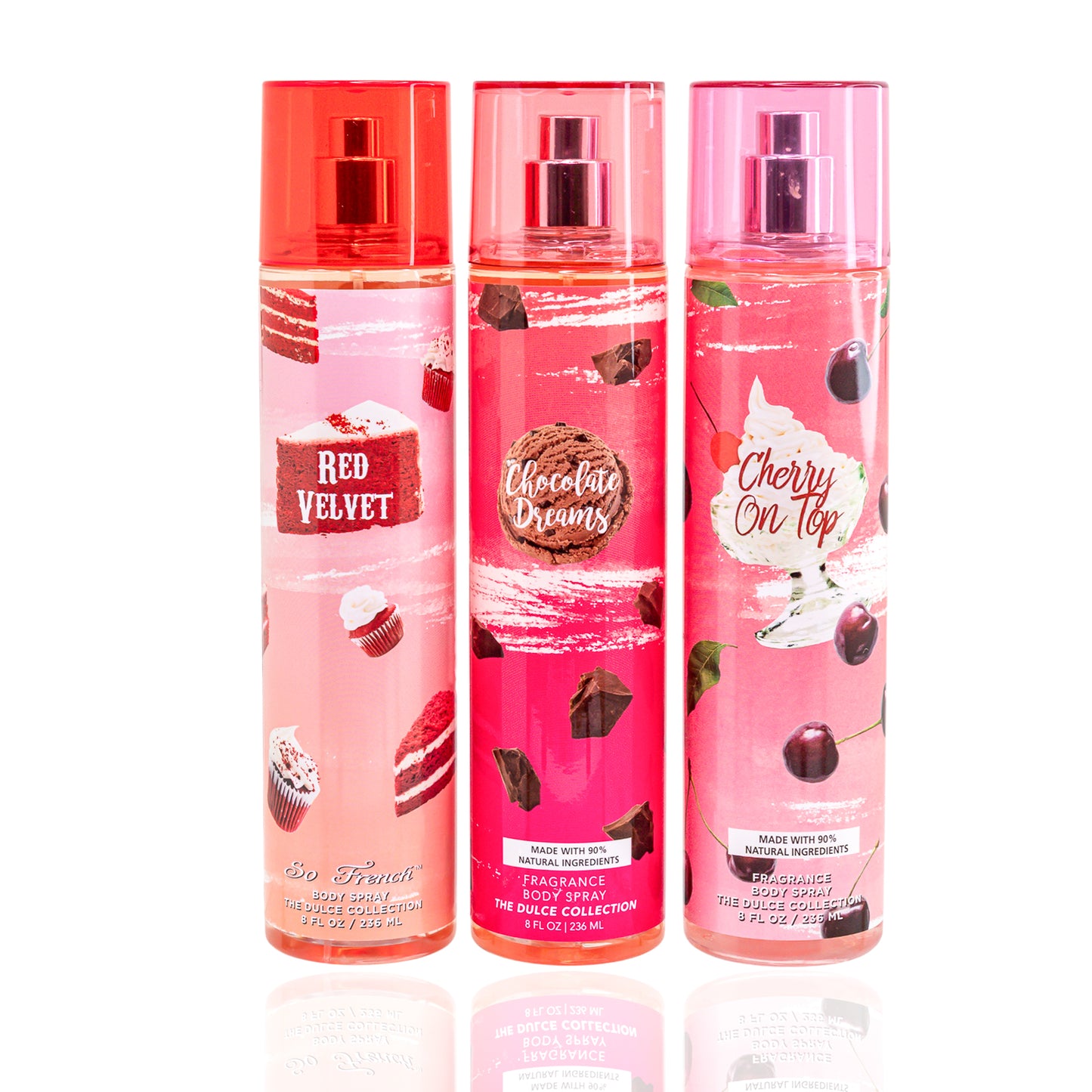 The Dulce Collection 3-Piece Utopia Body Mist Set
