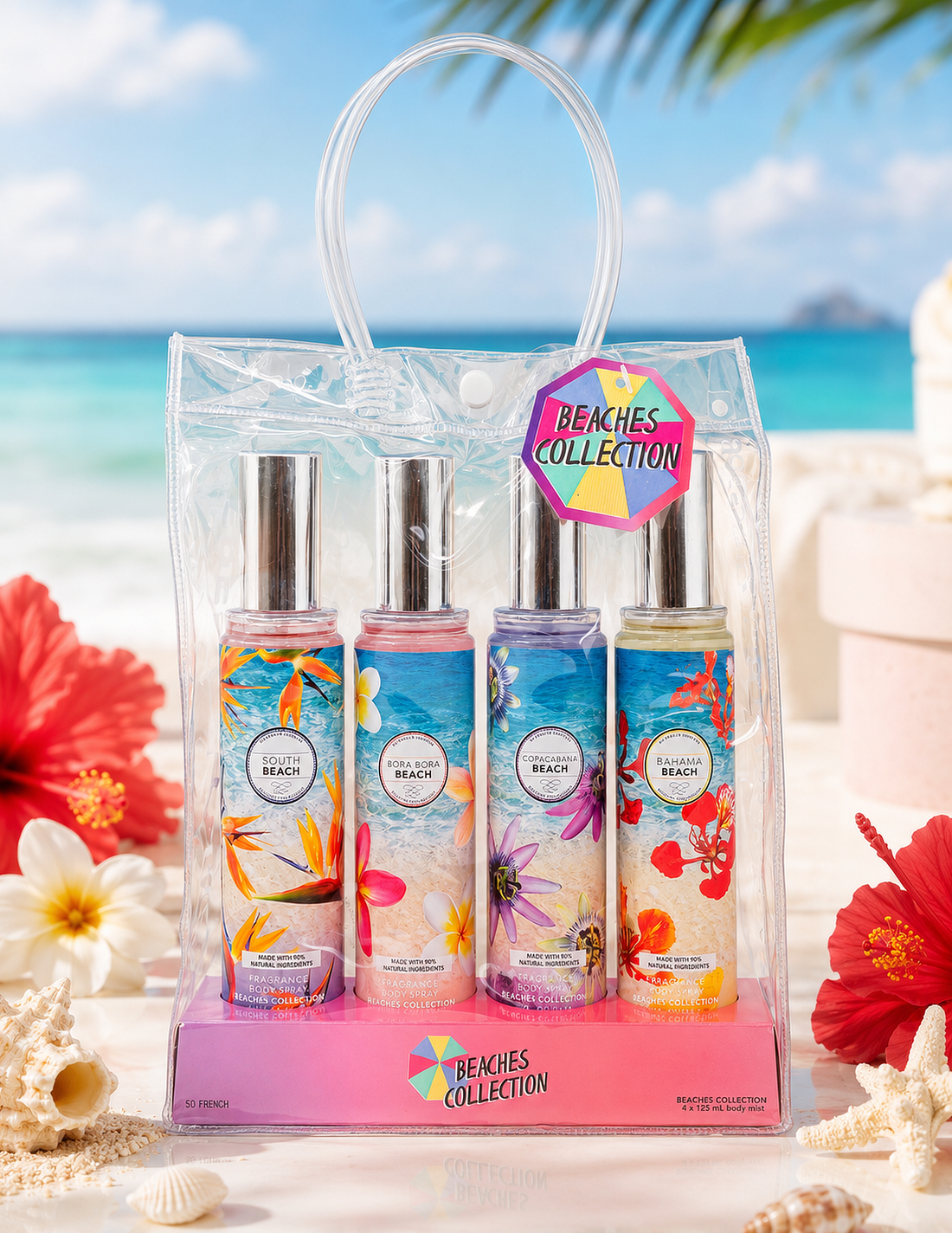 Beaches 4-Piece Body Mist Sampler Set