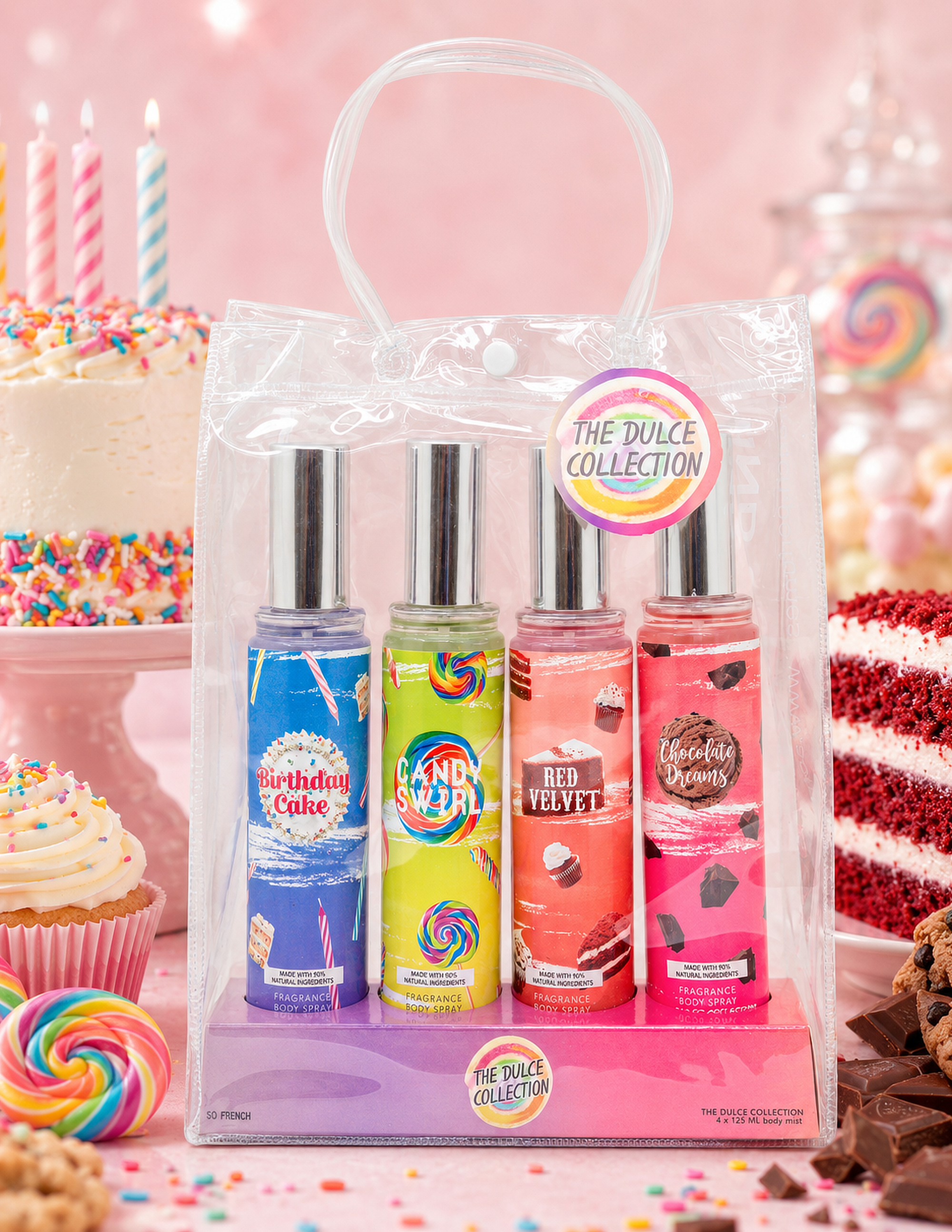 Dulce 4-Piece Body Mist Sampler Set