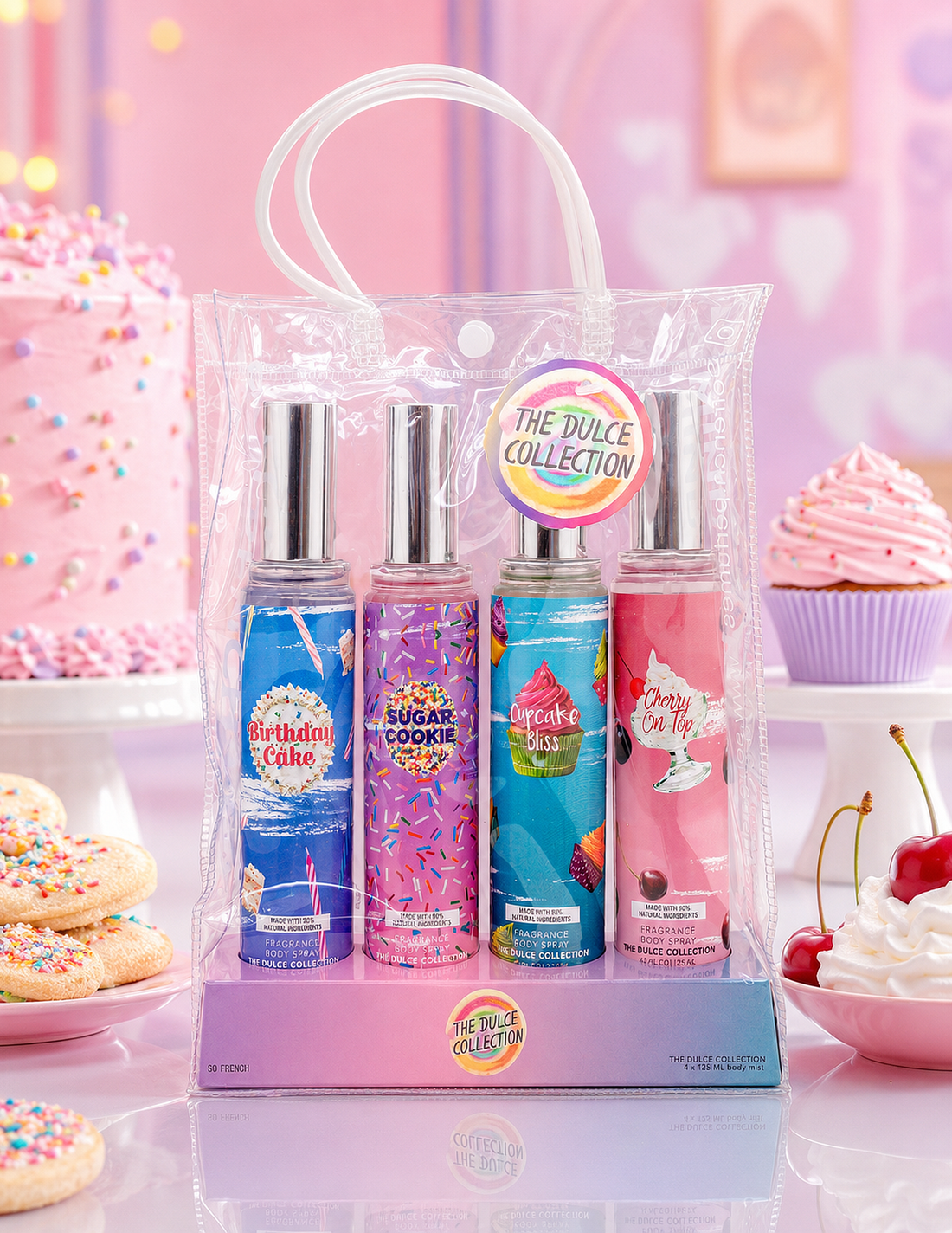 Dulce Sprinkles 4-Piece Body Mist Sampler Set