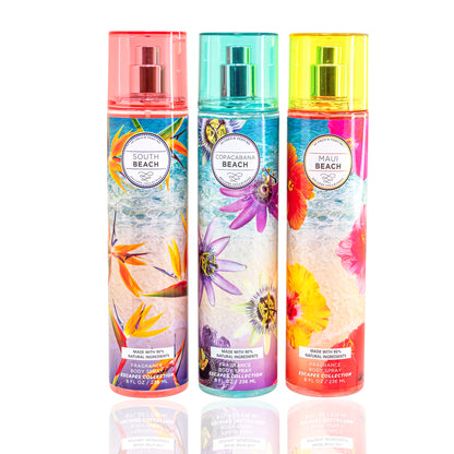 The Beaches Collection 3-Piece Let's Get Away Body Mist Set