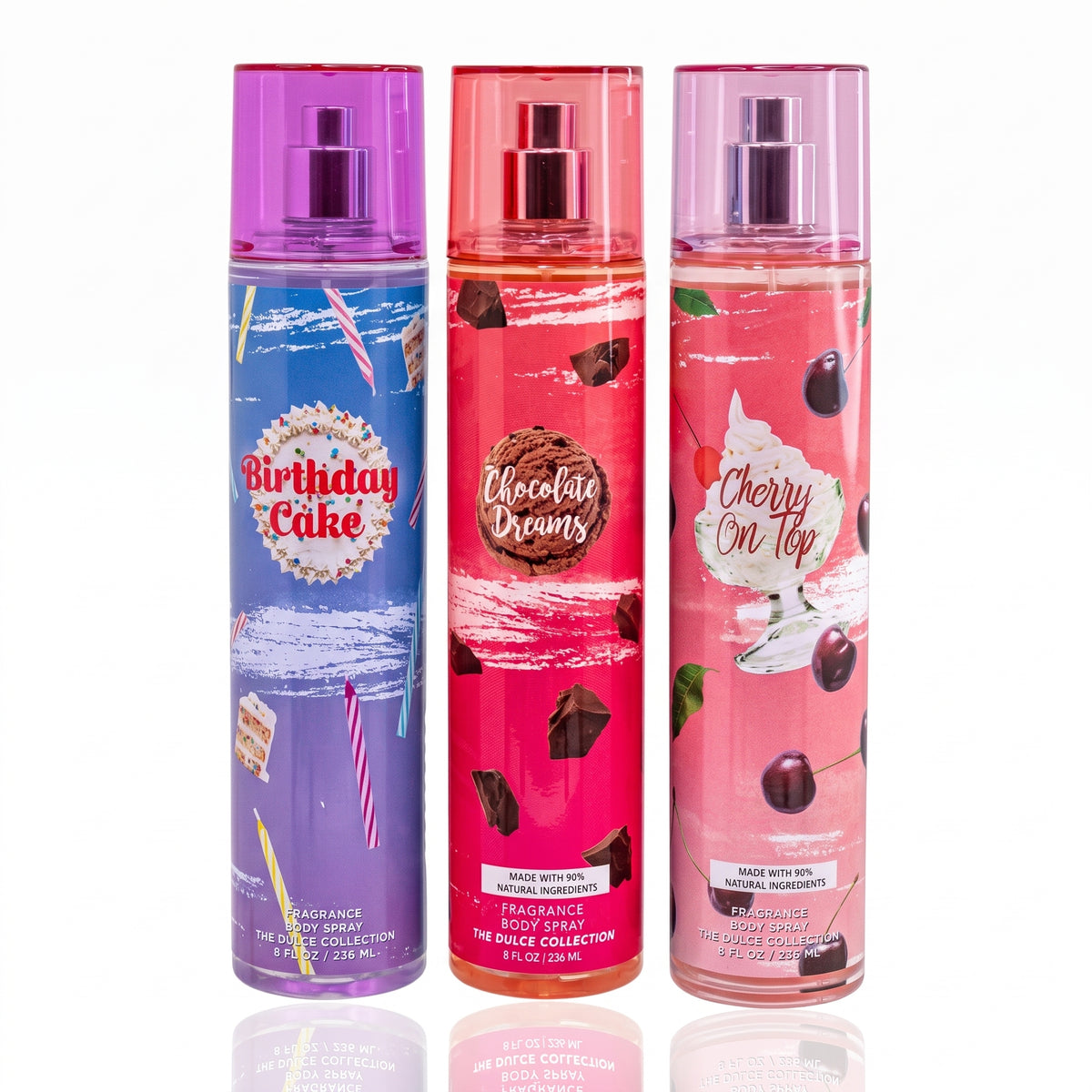 The Dulce Collection 3-Piece Bake Away Body Mist Set