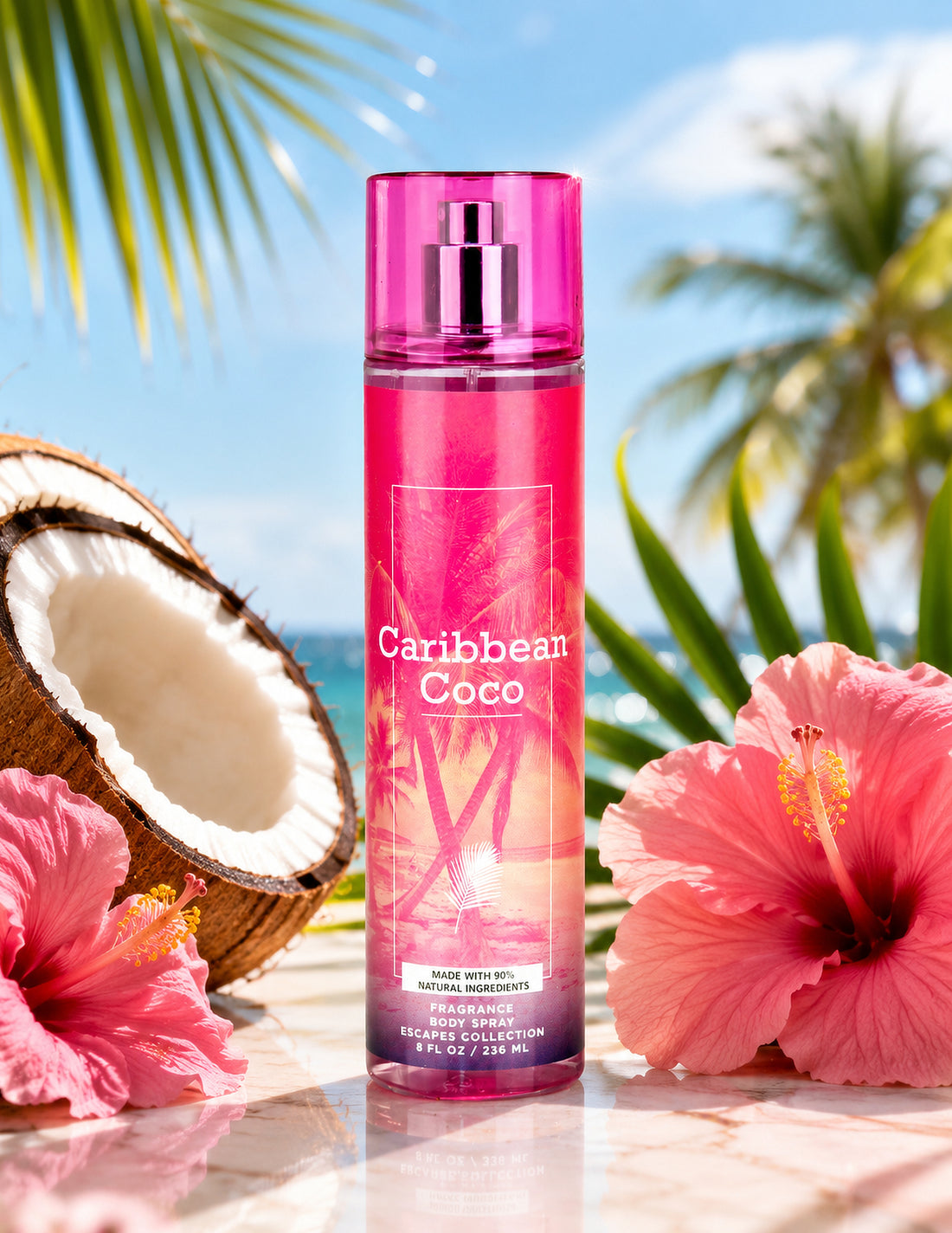 Caribbean Coco 2-Piece Body Mist and Body Lotion Set