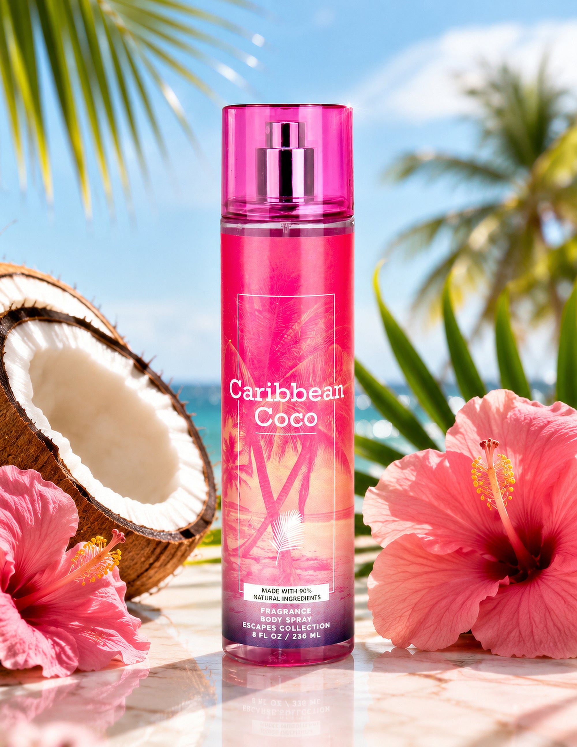 Caribbean Coco 2-Piece Body Mist and Body Lotion Set
