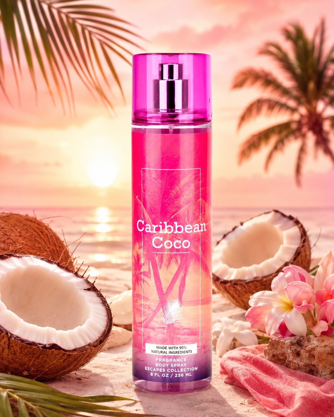The Escapes Collection 3-Piece Tropical Fantasy Body Mist Set