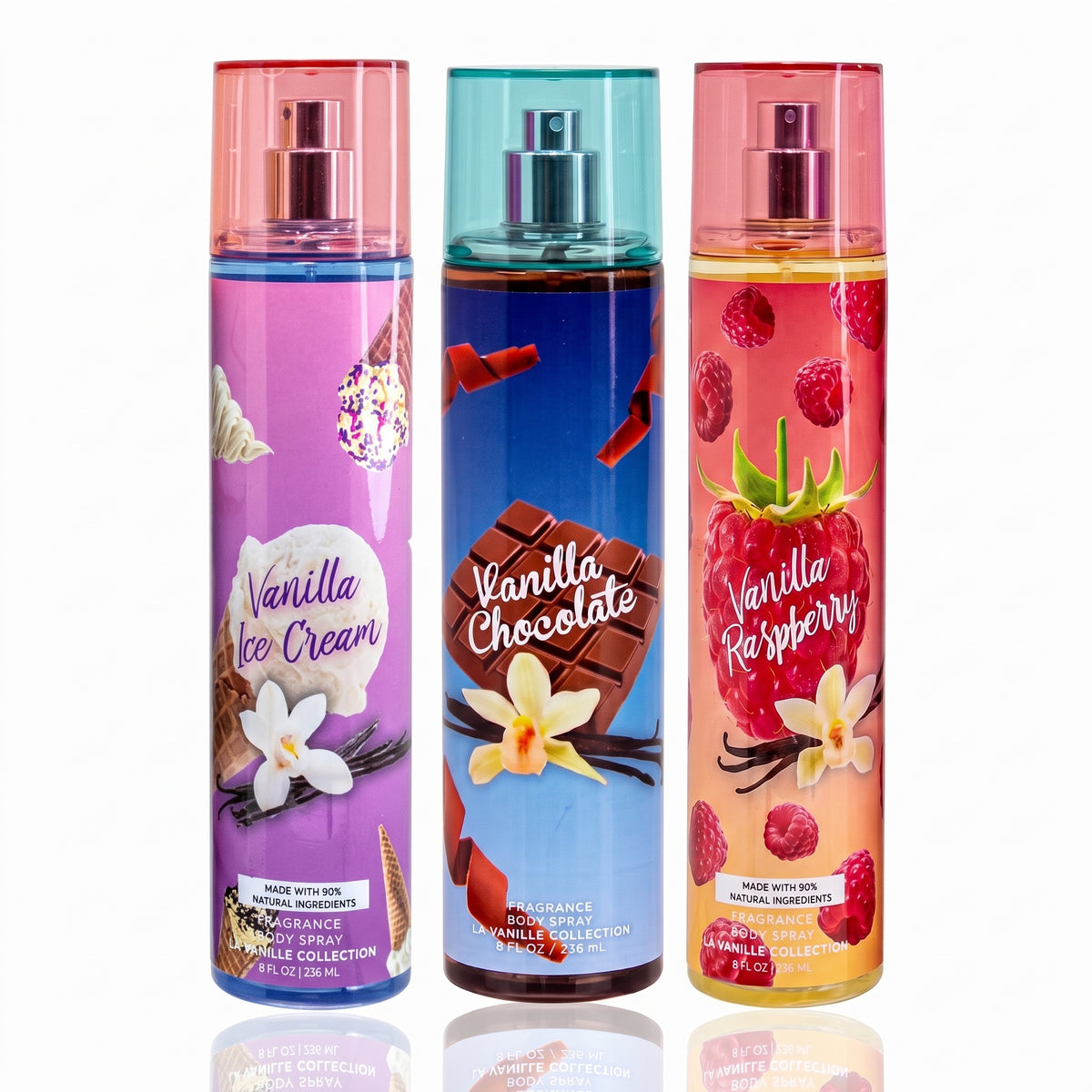 La Vanille 3-Piece Confections Body Mist Set