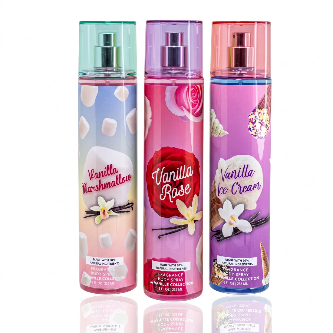 La Vanille 3-Piece Creamy Body Mist Set