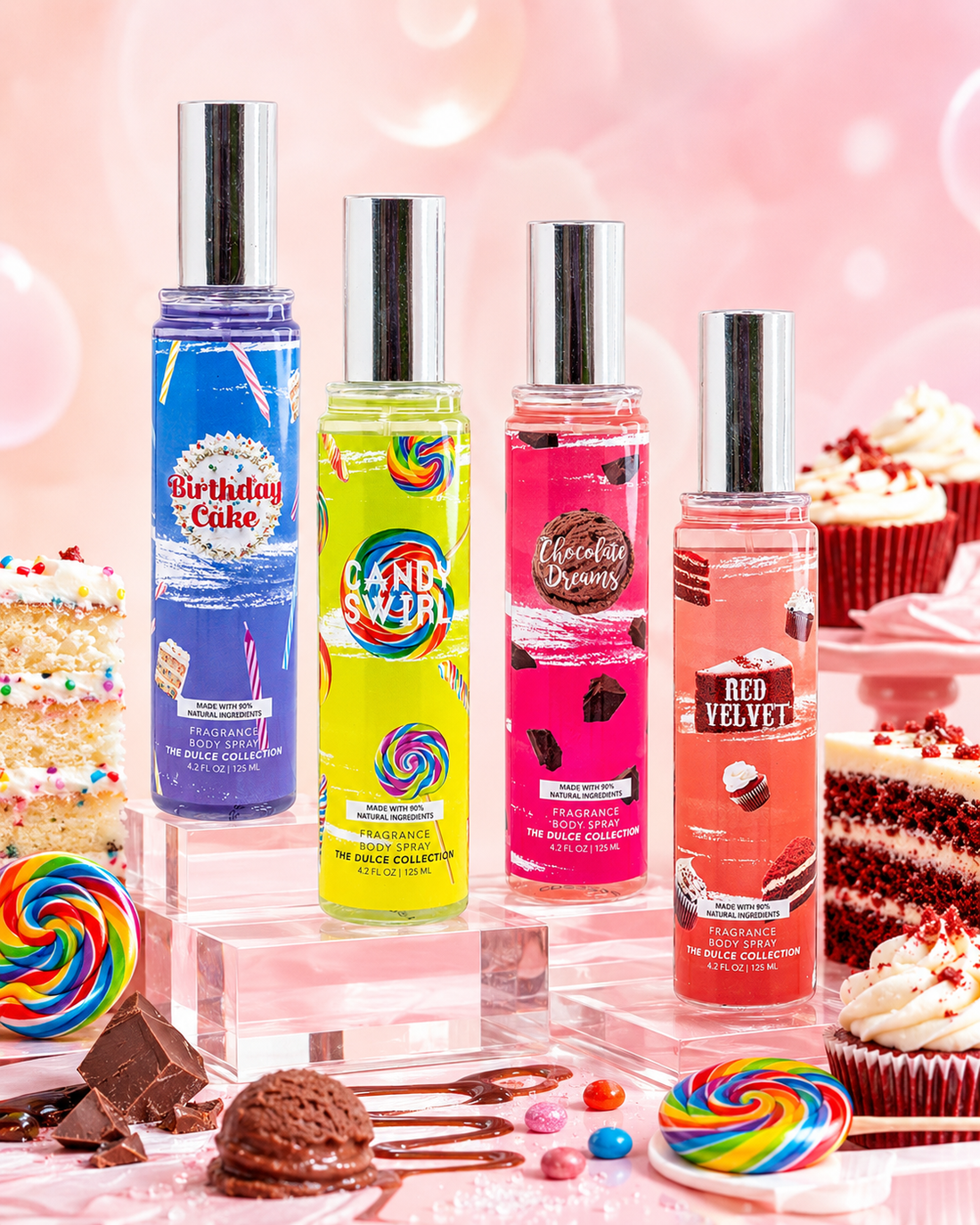 Dulce 4-Piece Body Mist Sampler Set
