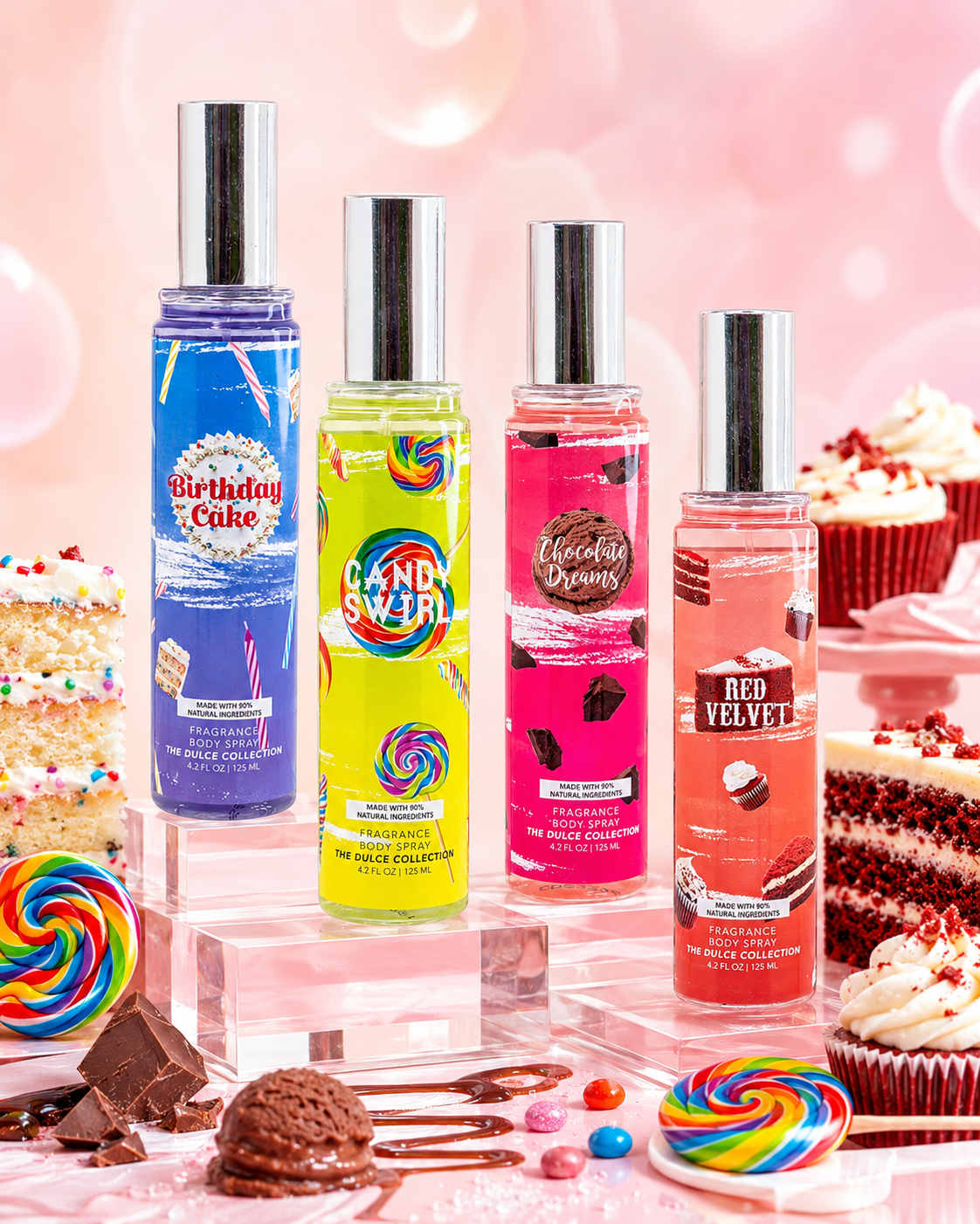Dulce 4-Piece Body Mist Sampler Set