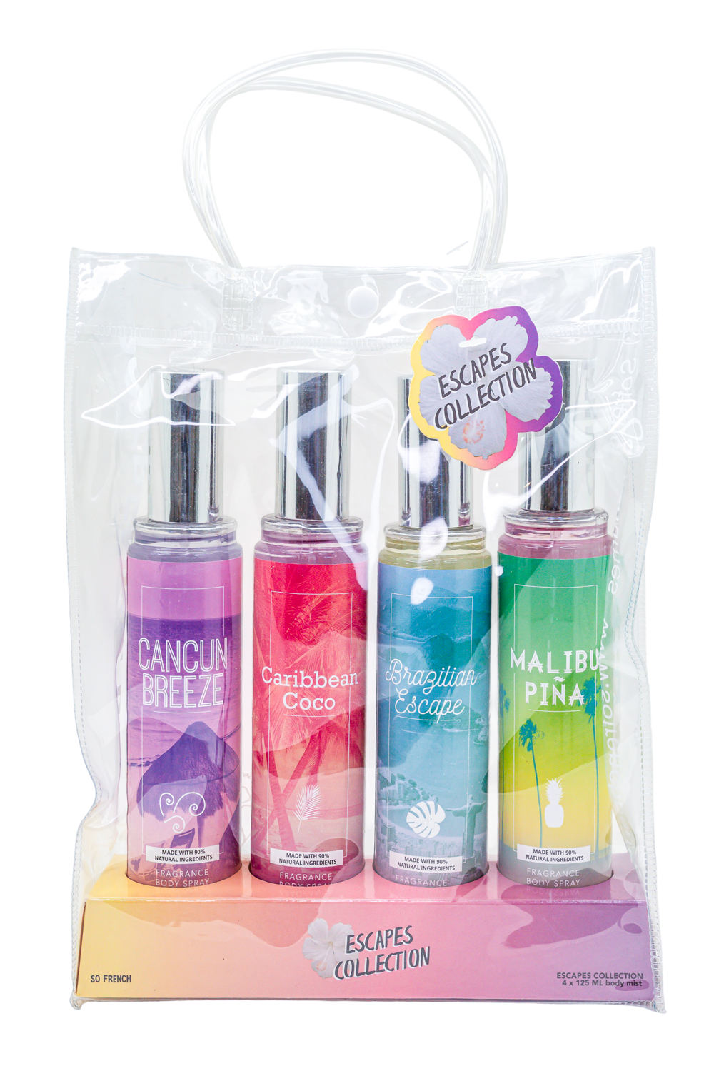Escapes 4-Piece Body Mist Sampler Set