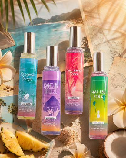 Escapes 4-Piece Body Mist Sampler Set