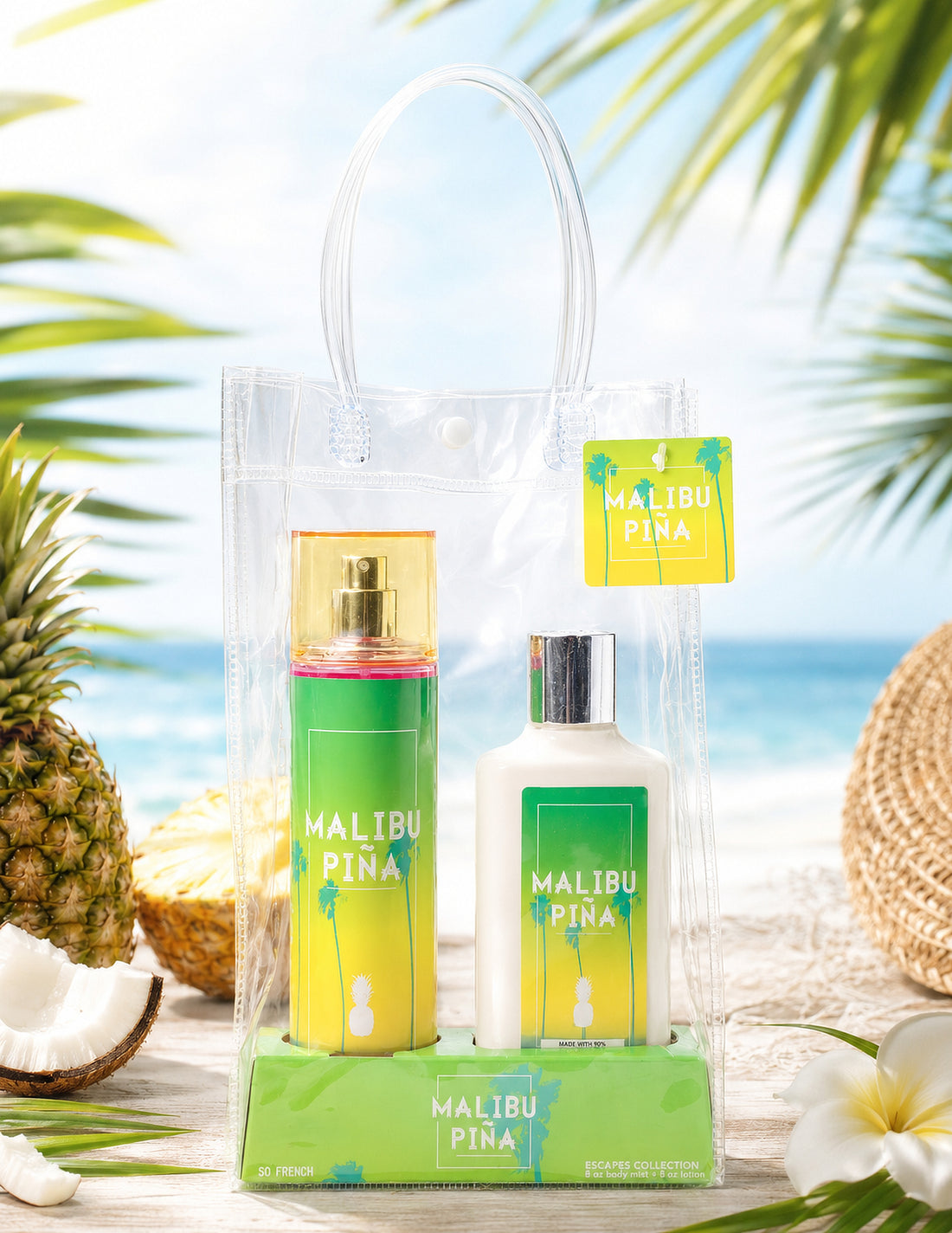 Malibu Piña 2-Piece Body Mist and Body Lotion Set