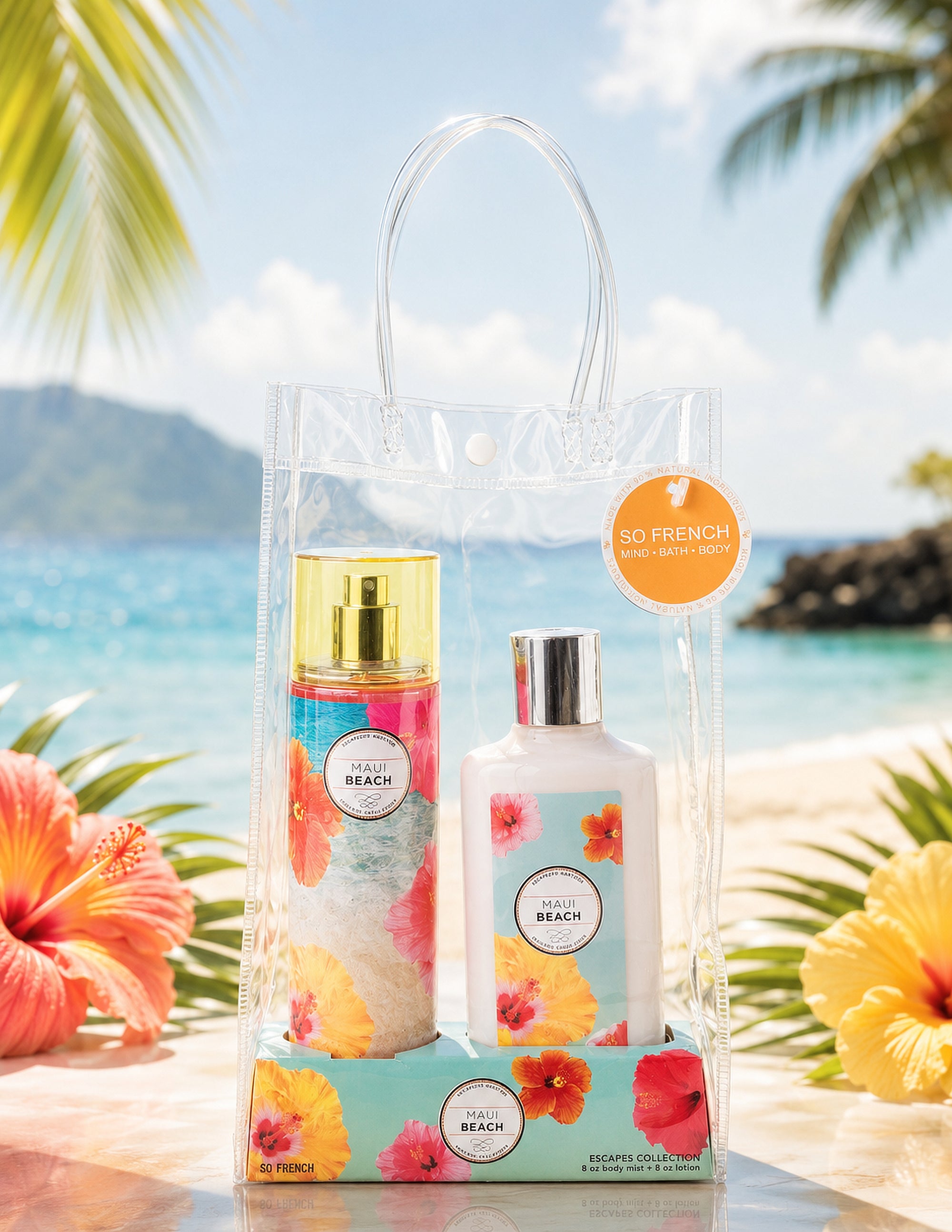 Maui Beach 2-Piece Body Mist and Body Lotion Set