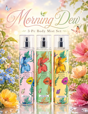 Wildflower Collection 3-Piece Morning Dew Body Mist Set