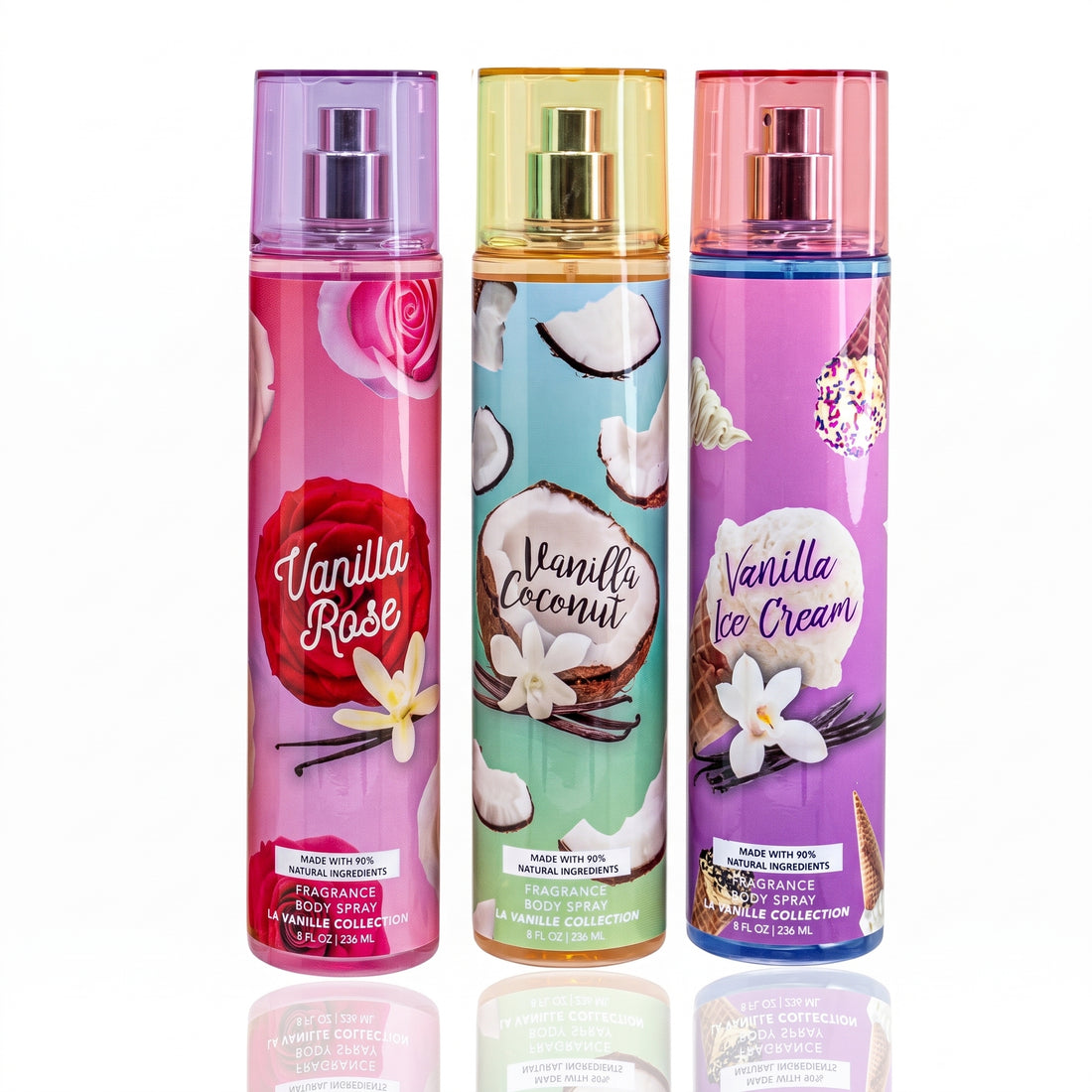 La Vanille 3-Piece Meringue Body Mist Set