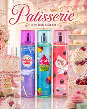 The Dulce Collection 3-Piece Patisserie Body Spray Set