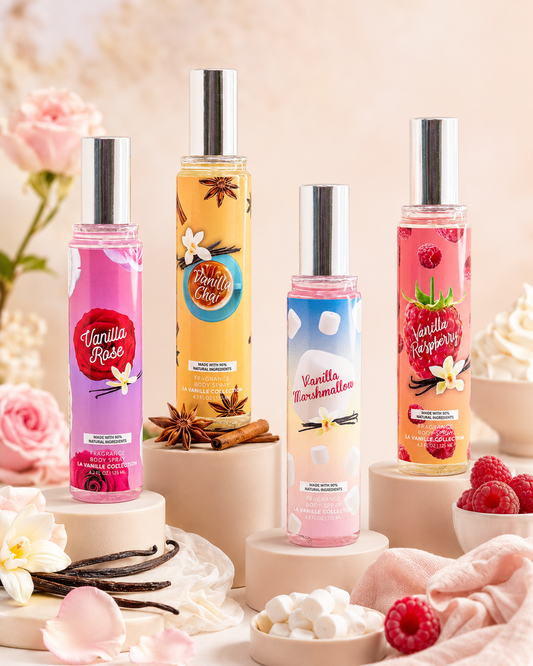 Vanille 4-Piece Body Mist Sampler Set