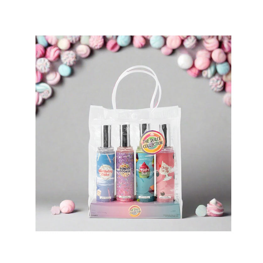 Dulce Sprinkles 4-Piece Body Mist Sampler Set