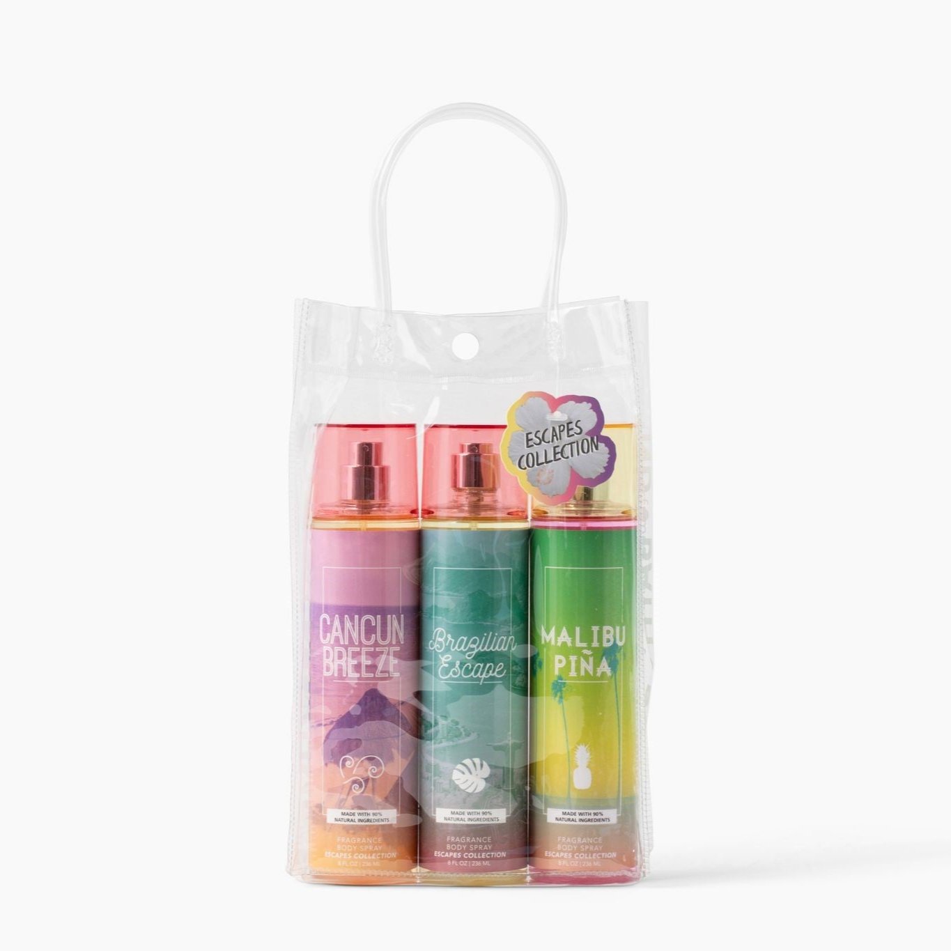 The Escapes Collection 3-Piece Tropical Fantasy Body Mist Set