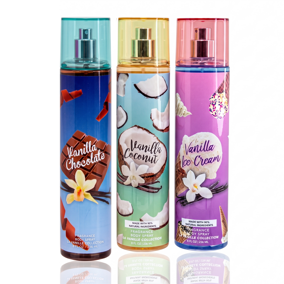 La Vanille 3-Piece Sweetie Body Mist Set