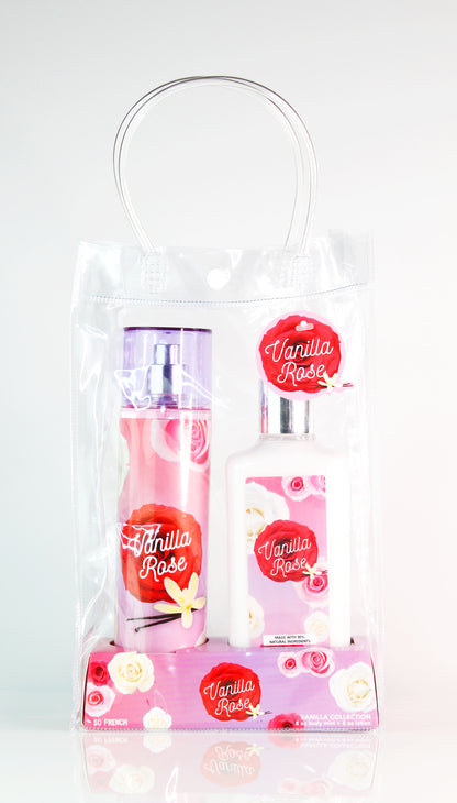 Vanilla Rose 2-Piece Body Mist and Body Lotion Set