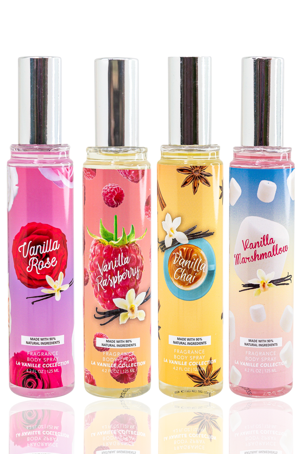 Vanille 4-Piece Body Mist Sampler Set
