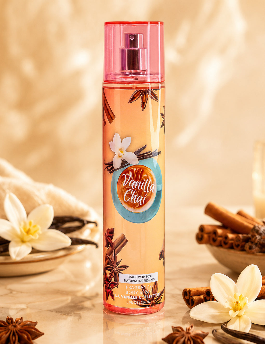Vanilla Chai 2-Piece Body Mist and Body Lotion Set
