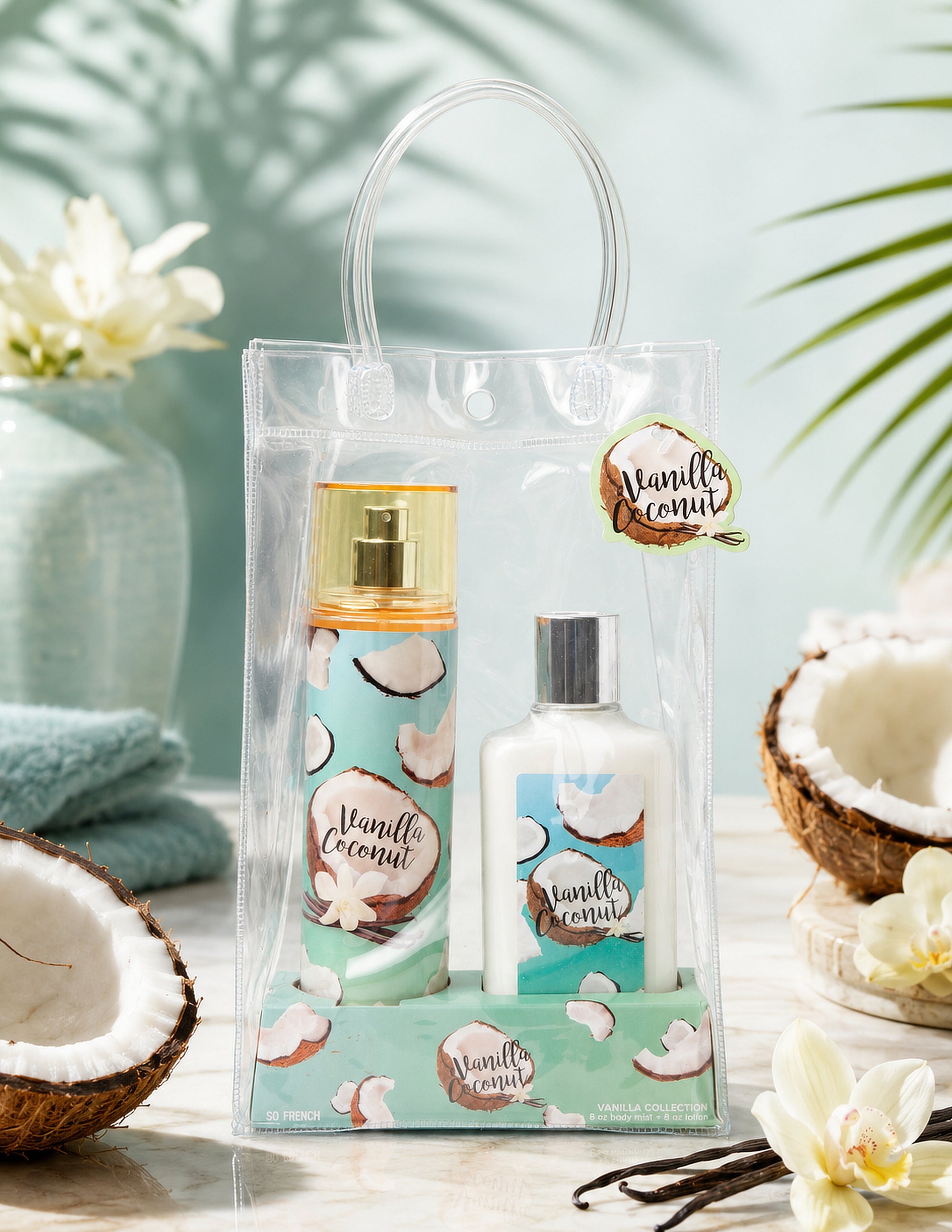 Vanilla Coconut 2-Piece Body Mist and Body Lotion Set