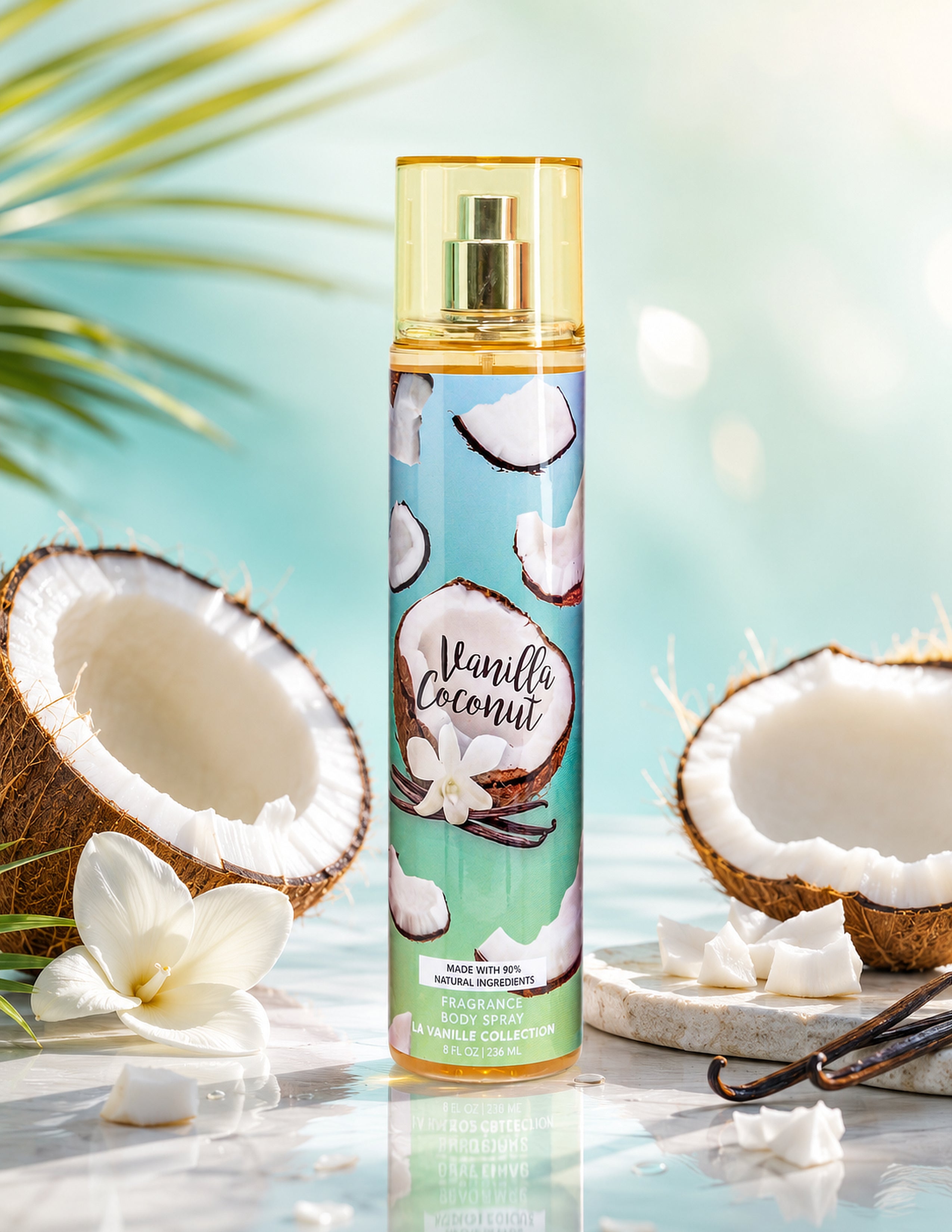 Vanilla Coconut 2-Piece Body Mist and Body Lotion Set – So French