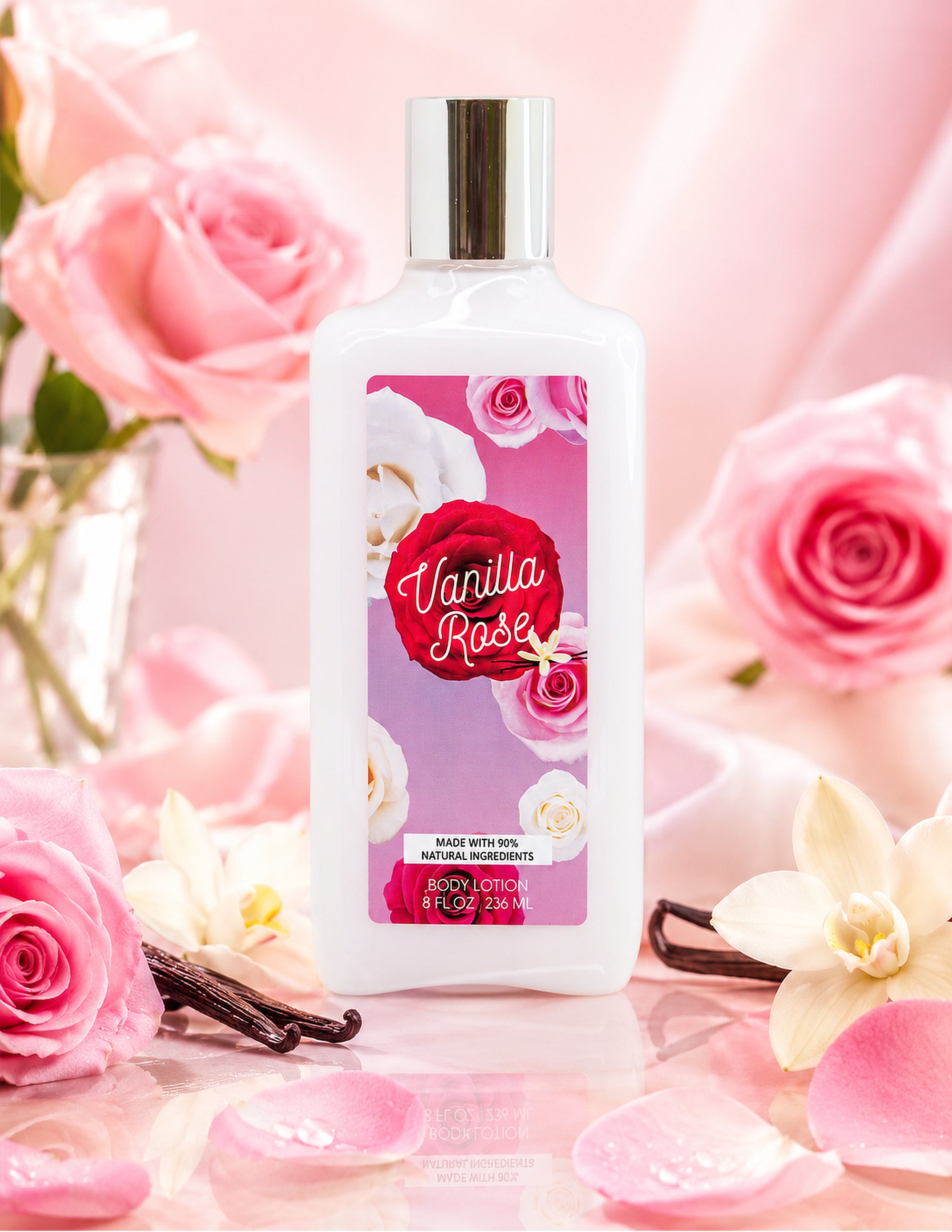 Vanilla Rose 2-Piece Body Mist and Body Lotion Set