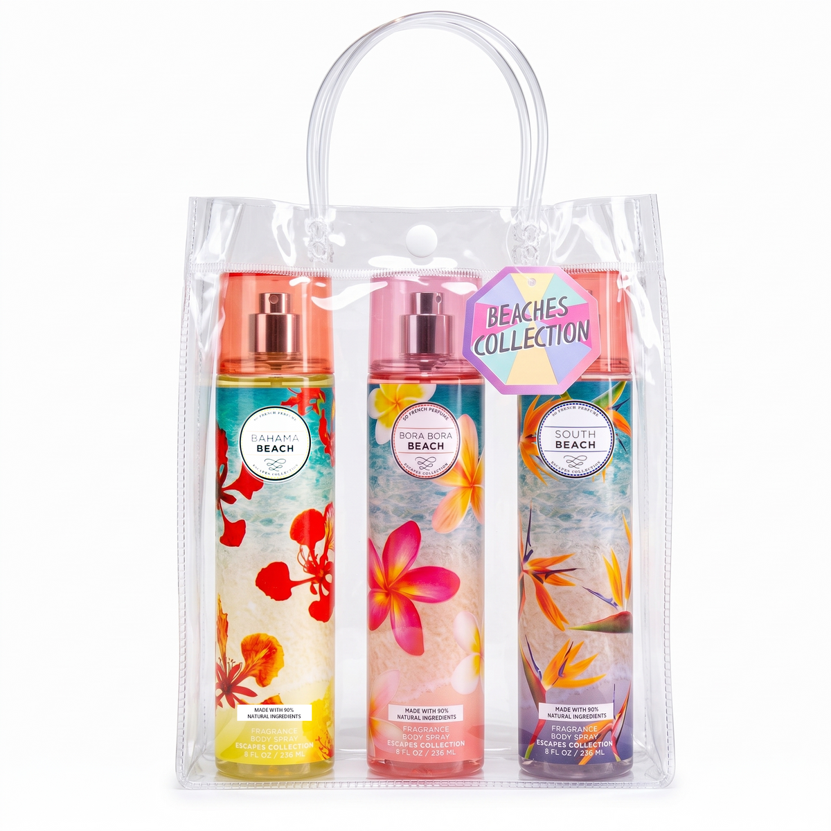 The Beaches Collection 3-Piece VIP Beach Body Mist Set