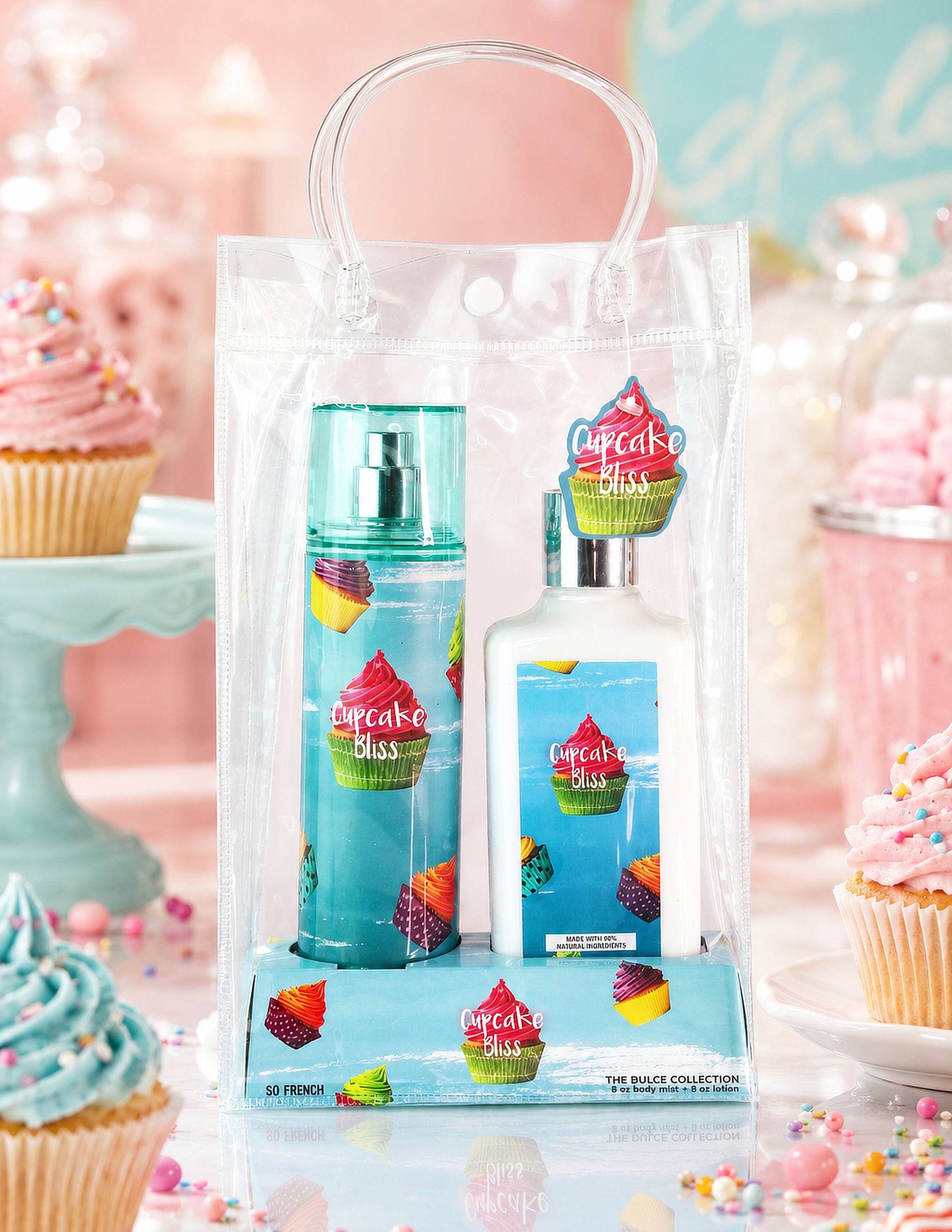 Cupcake Bliss 2-Piece Body Mist and Body Lotion Set
