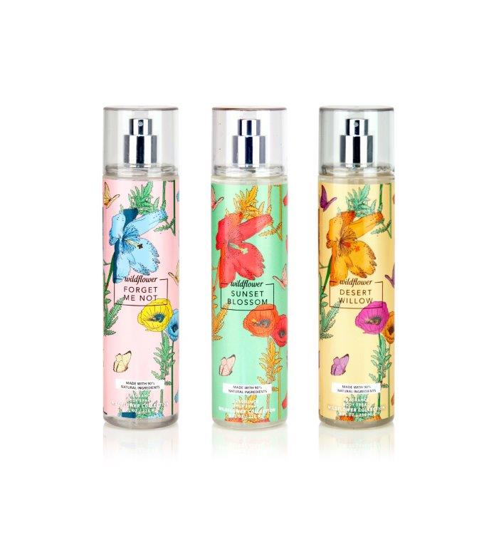 Wildflower Collection 3-Piece Morning Dew Body Mist Set