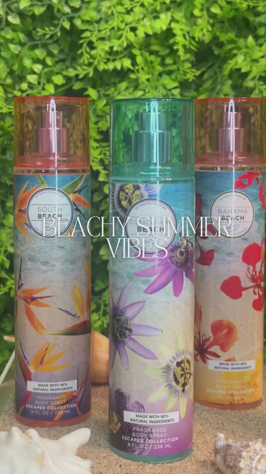The Beaches Collection 3-Piece Let's Get Away Body Mist Set – So