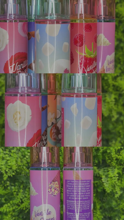 La Vanille 3-Piece Angel Cake Body Mist Set