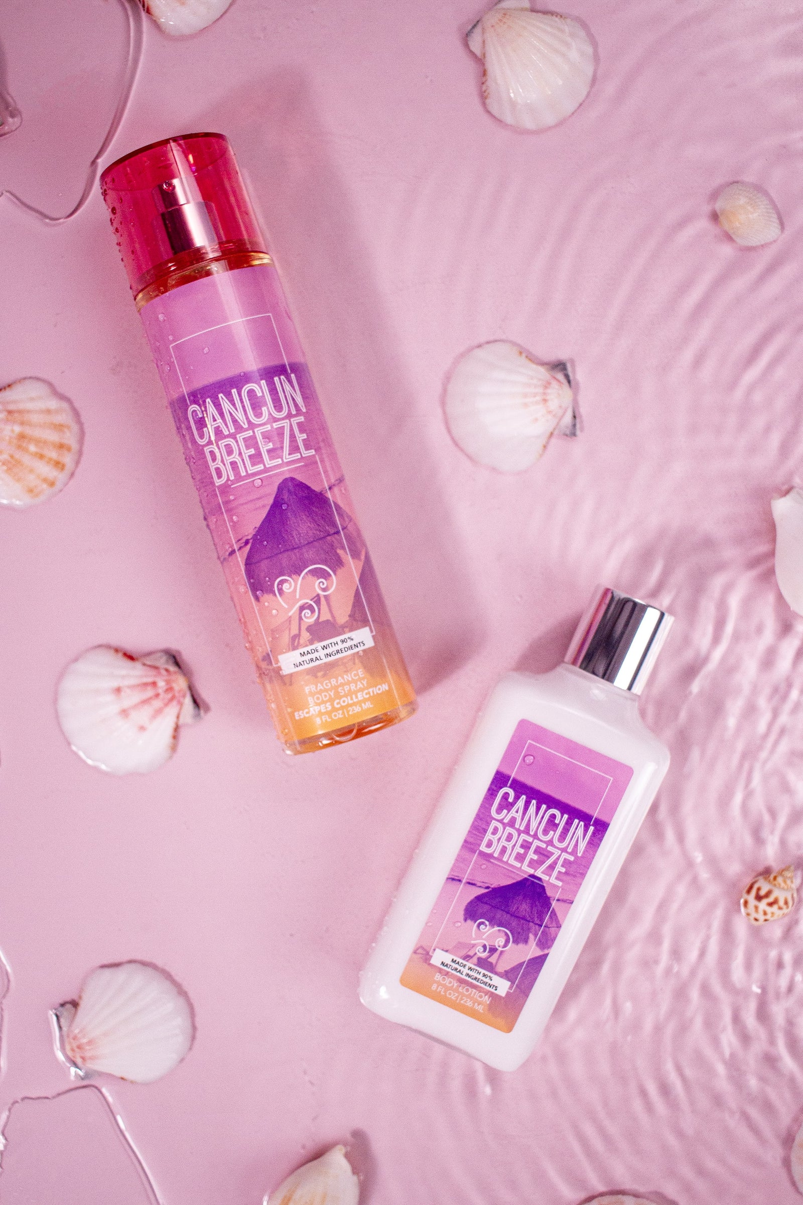 Cancun Breeze 2-Piece Body Mist and Body Lotion Set