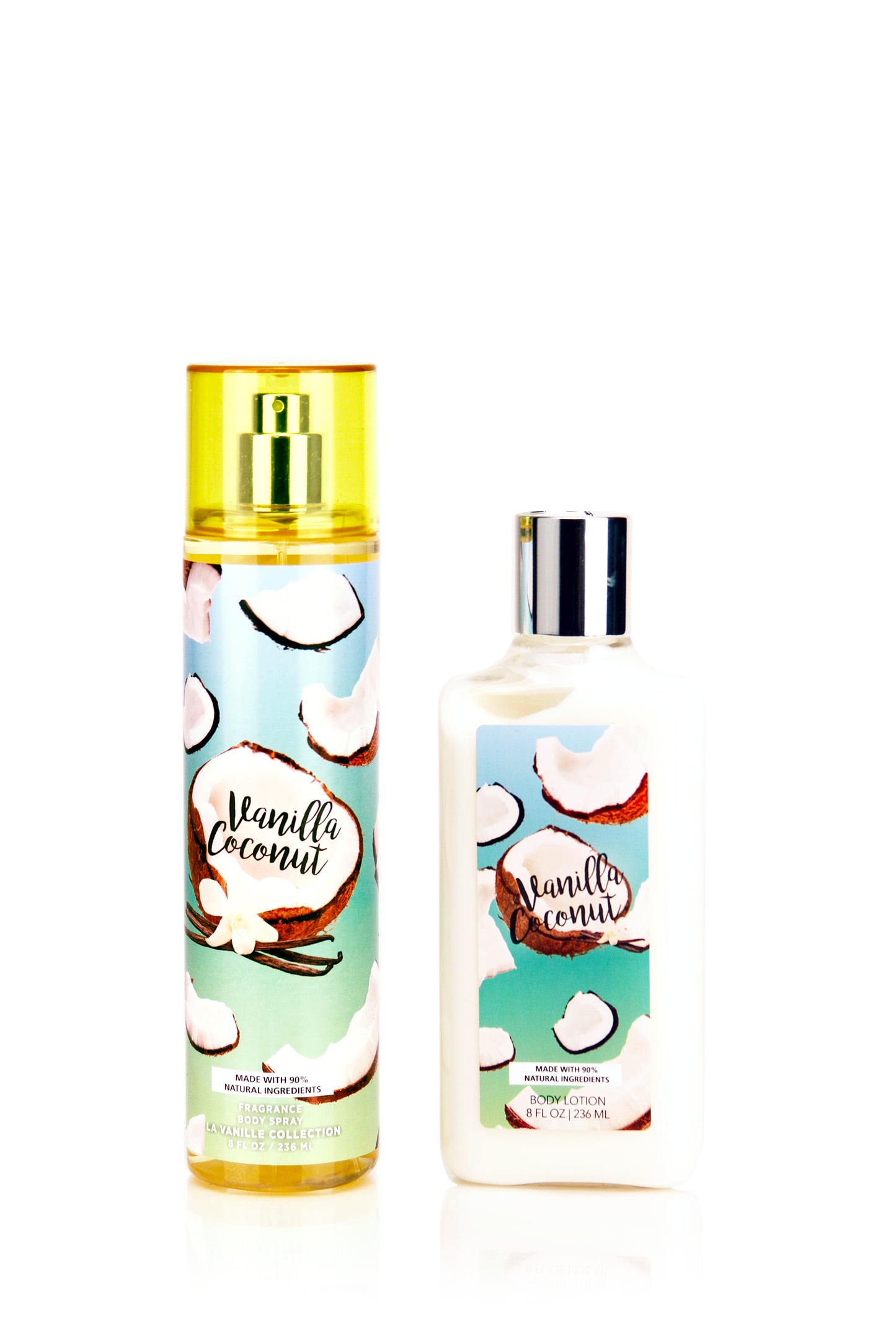 Vanilla Coconut 2-Piece Body Mist and Body Lotion Set