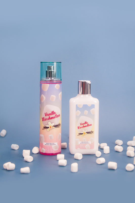 Vanilla Marshmallow 2-Piece Body Mist and Body Lotion Set
