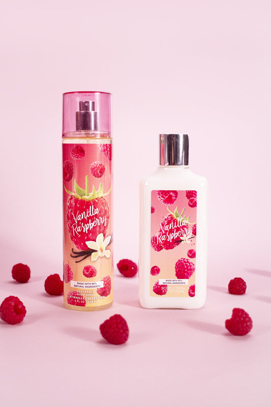 Vanilla Raspberry 2-Piece Body Mist and Body Lotion Set