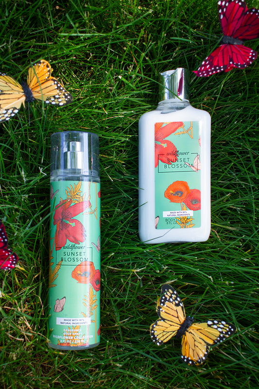 Sunset Blossom 2-Piece Body Mist and Body Lotion Set