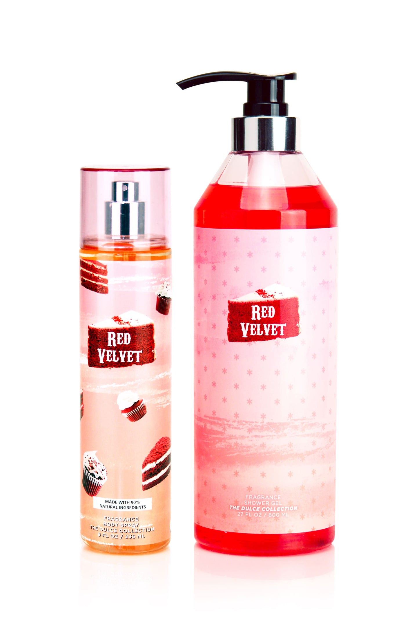 Red Velvet 2-Piece Body Mist and Shower Gel Set