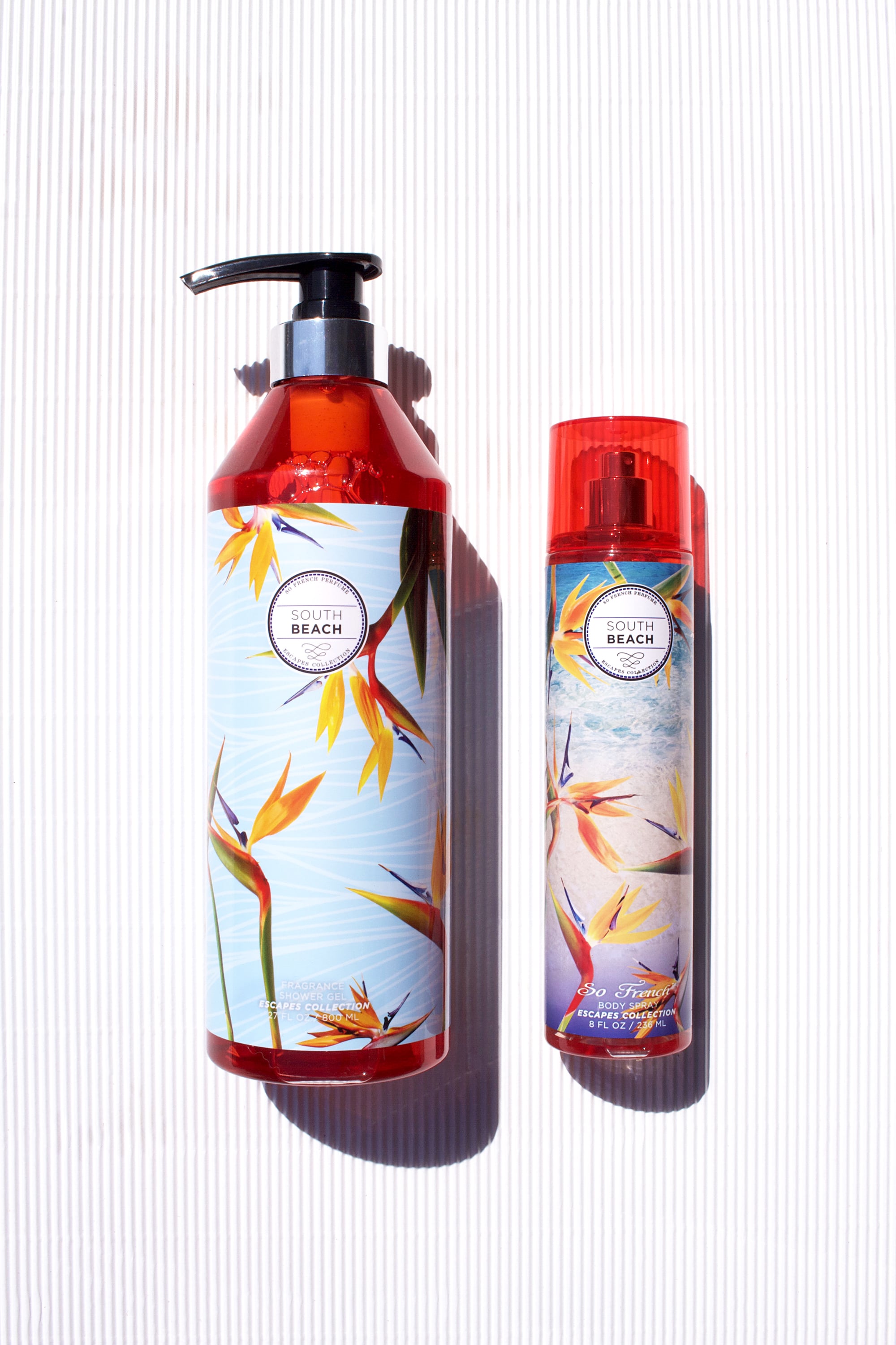 South Beach 2 Piece Body Mist and Shower Gel Set